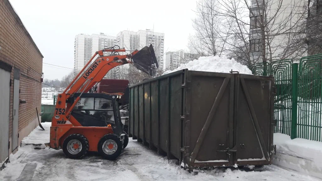 Вывоз снега контейнерами в Находке — цена от 3301 руб., заказать контейнер для снега в ПроМусор